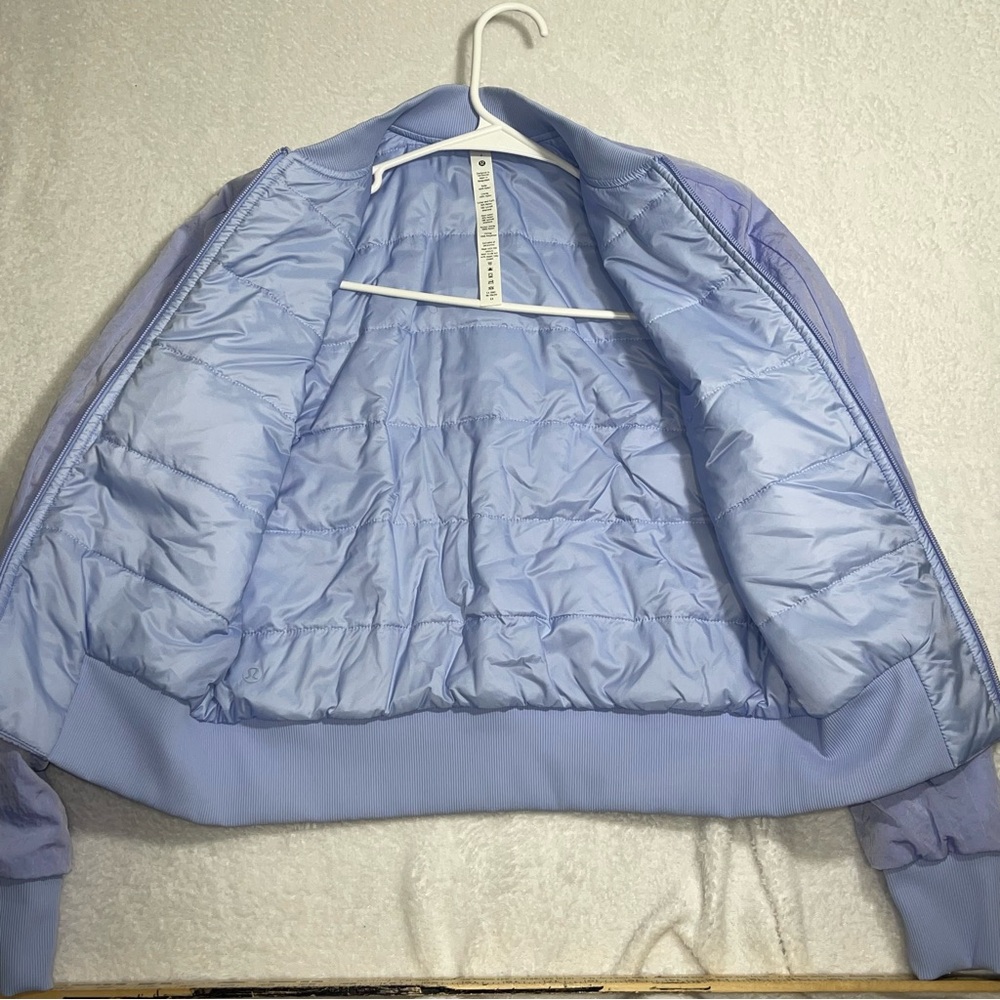 Lululemon nonstop Bomber jacket Women's size 2 reversible full zip - Picture 4 of 13